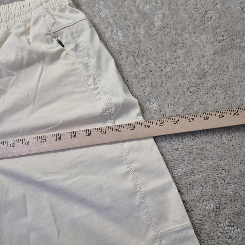 Prana Send Off Pants Womens Medium Yellow Wide Leg Drawstring Comfort Athleisure - Picture 12 of 15